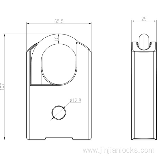 IP67 Waterproof Finger Print Lock with Emergency Key